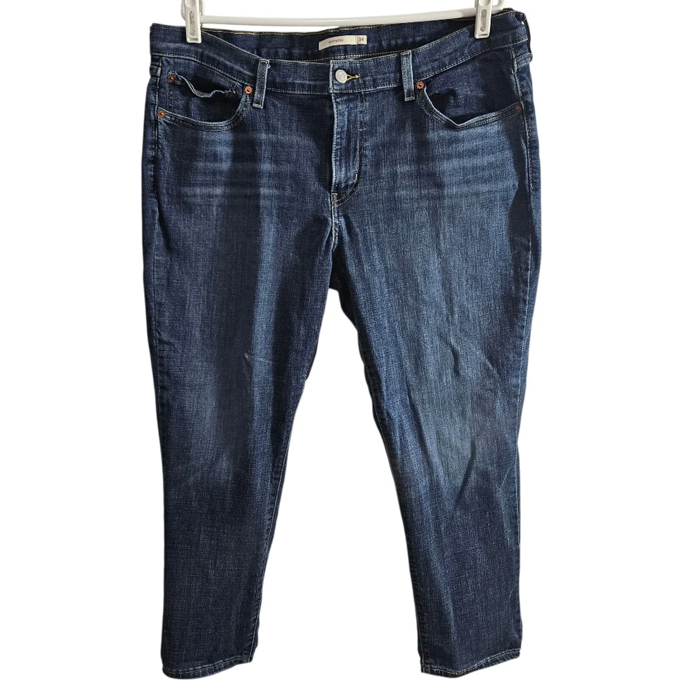 Levi's Boyfriend Women's Blue Denim Jeans